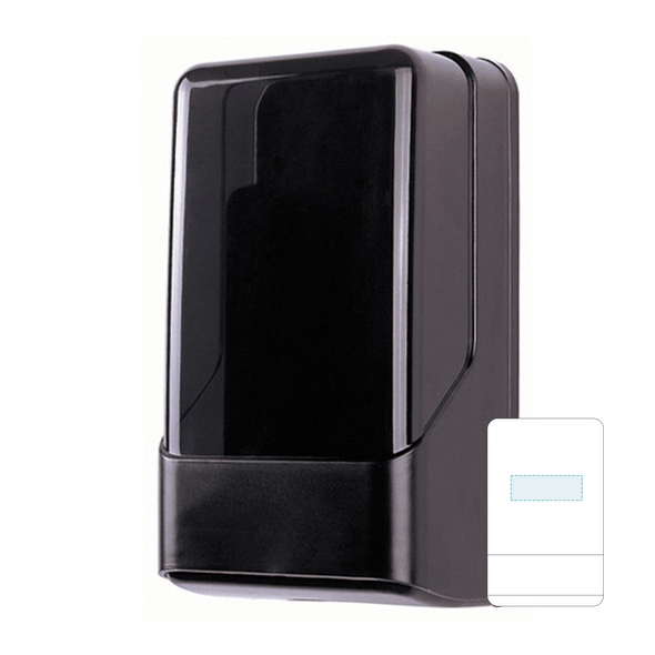 Toilet Paper Dispenser "Sheet by Sheet" Smoked Black ABS